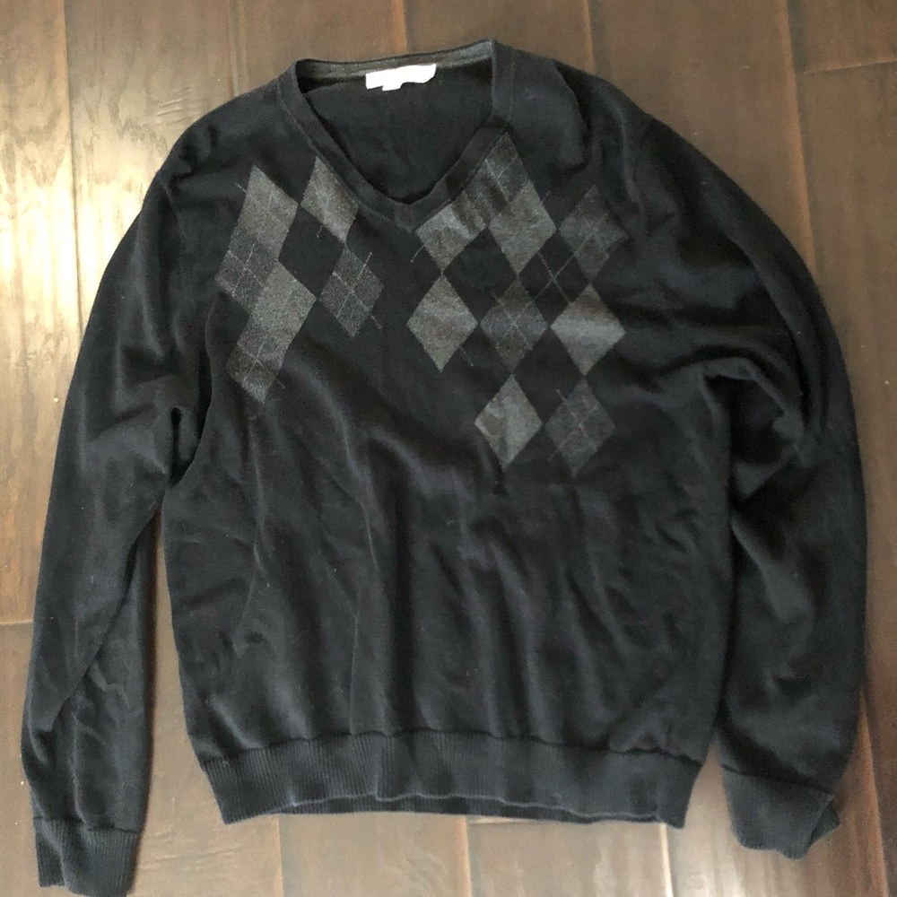 Calvin Klein men dress sweater size L black